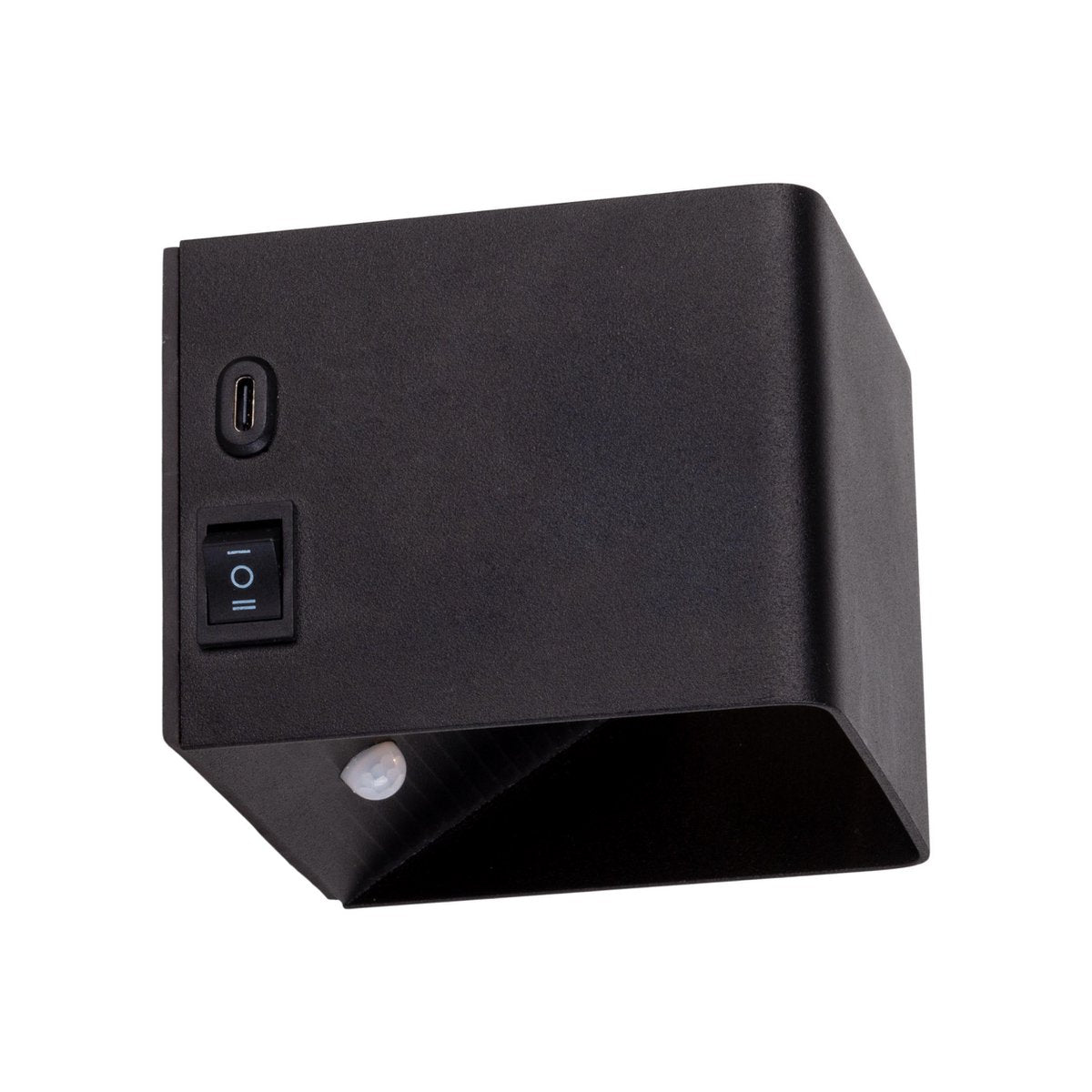 Liv · Metalen wandlamp — zwart