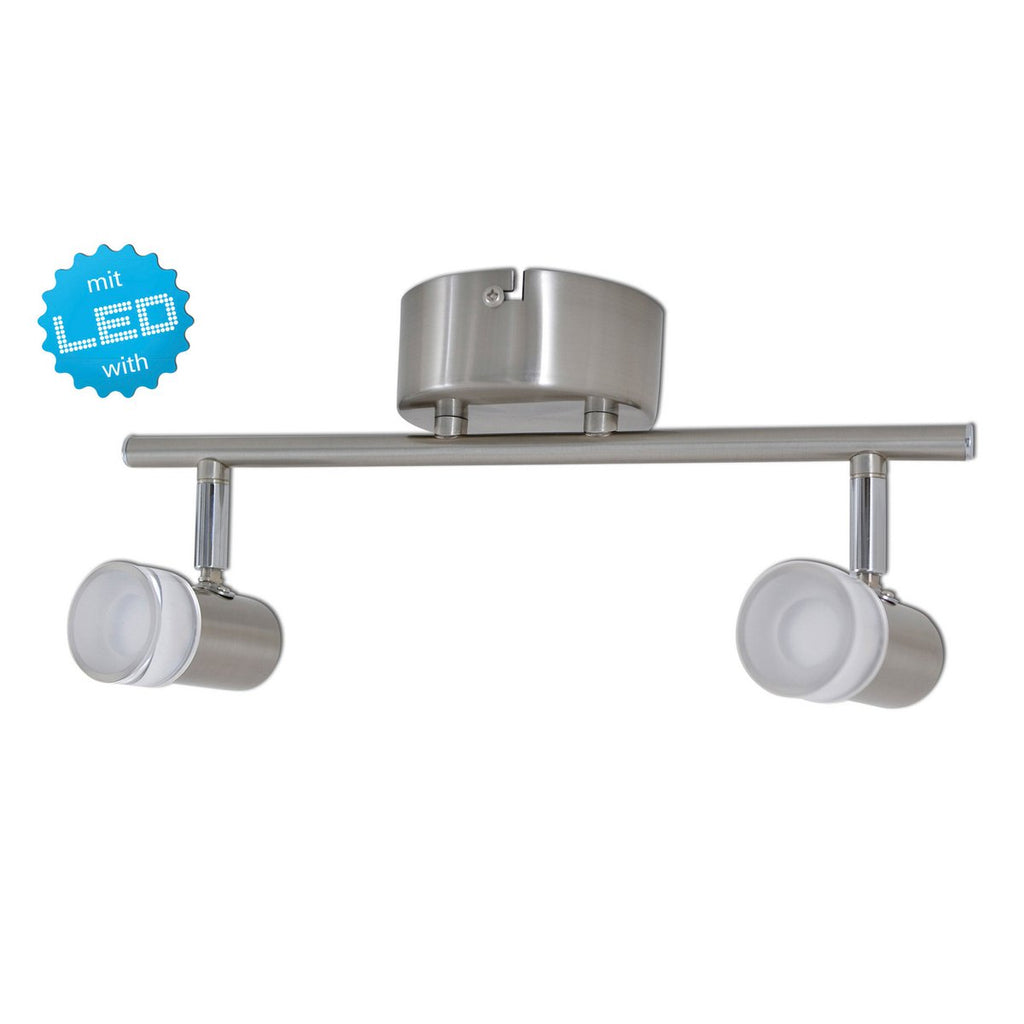 2 LED-wand u. Plafondlamp "Malaga" l:34cm