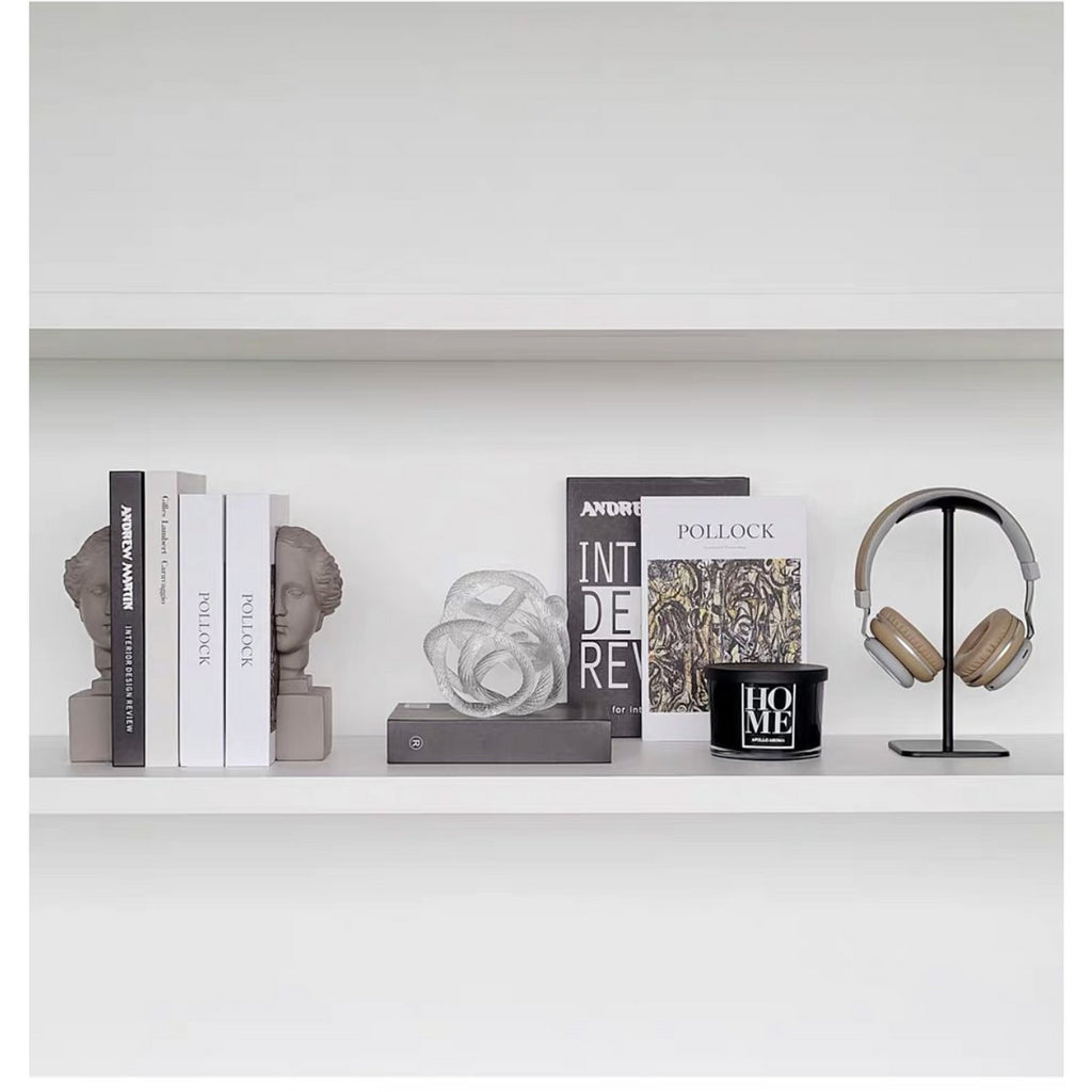 Groot geknoopt glassculptuur (L) Diameter 20cm