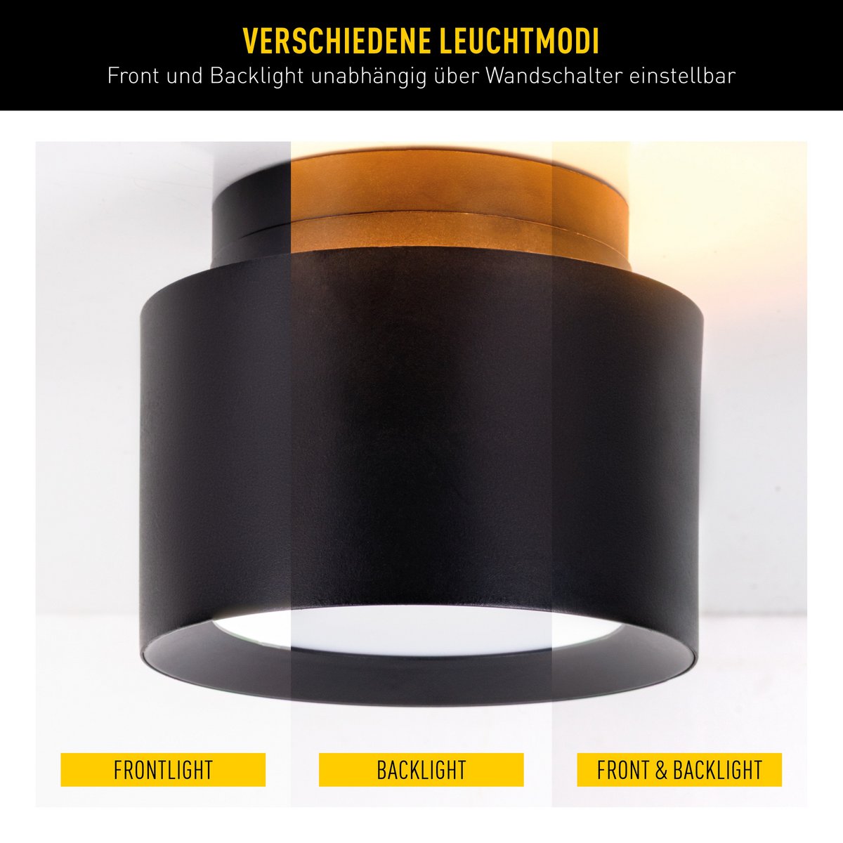 Liv · LED-spot compact — Ø11,5cm zwart