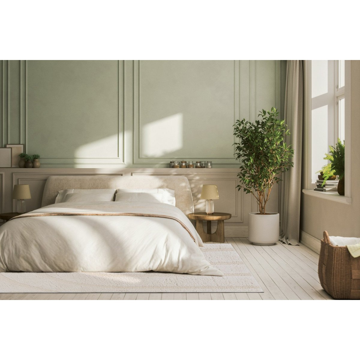 Dikke ruige tapijt in gerecycled polyester met arcadia -reliëf