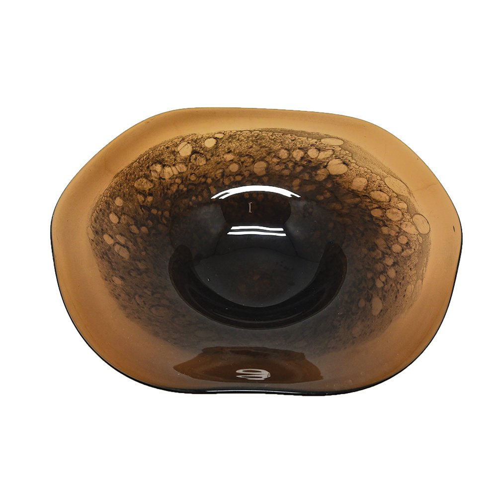 40x40x10cm bruine decoratieve snit