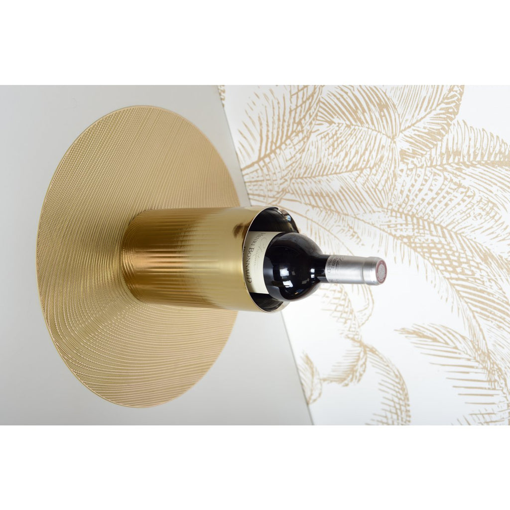 Huidige -vormige gouden wijnkoeler