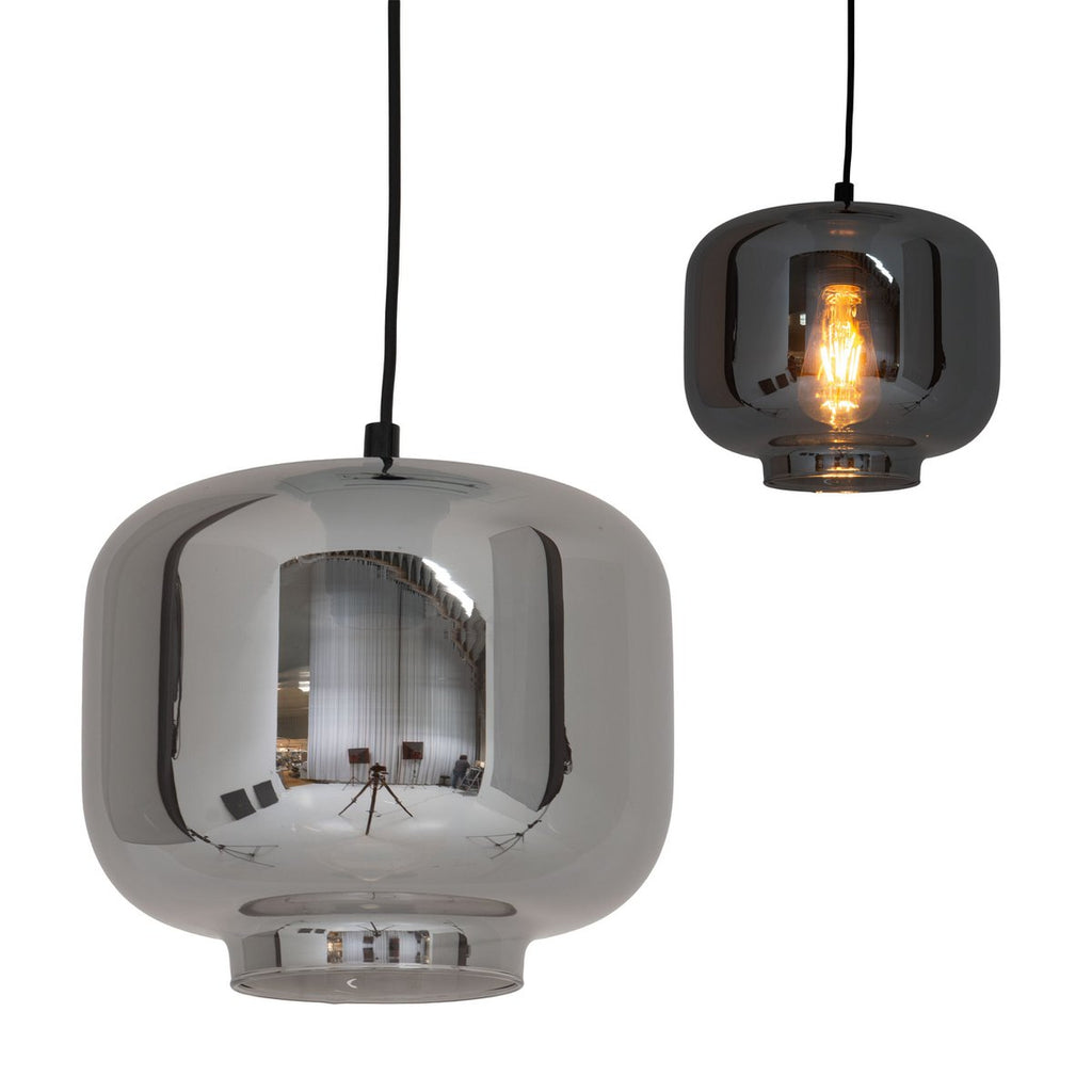 Liv · Houten hanglamp — antraciet