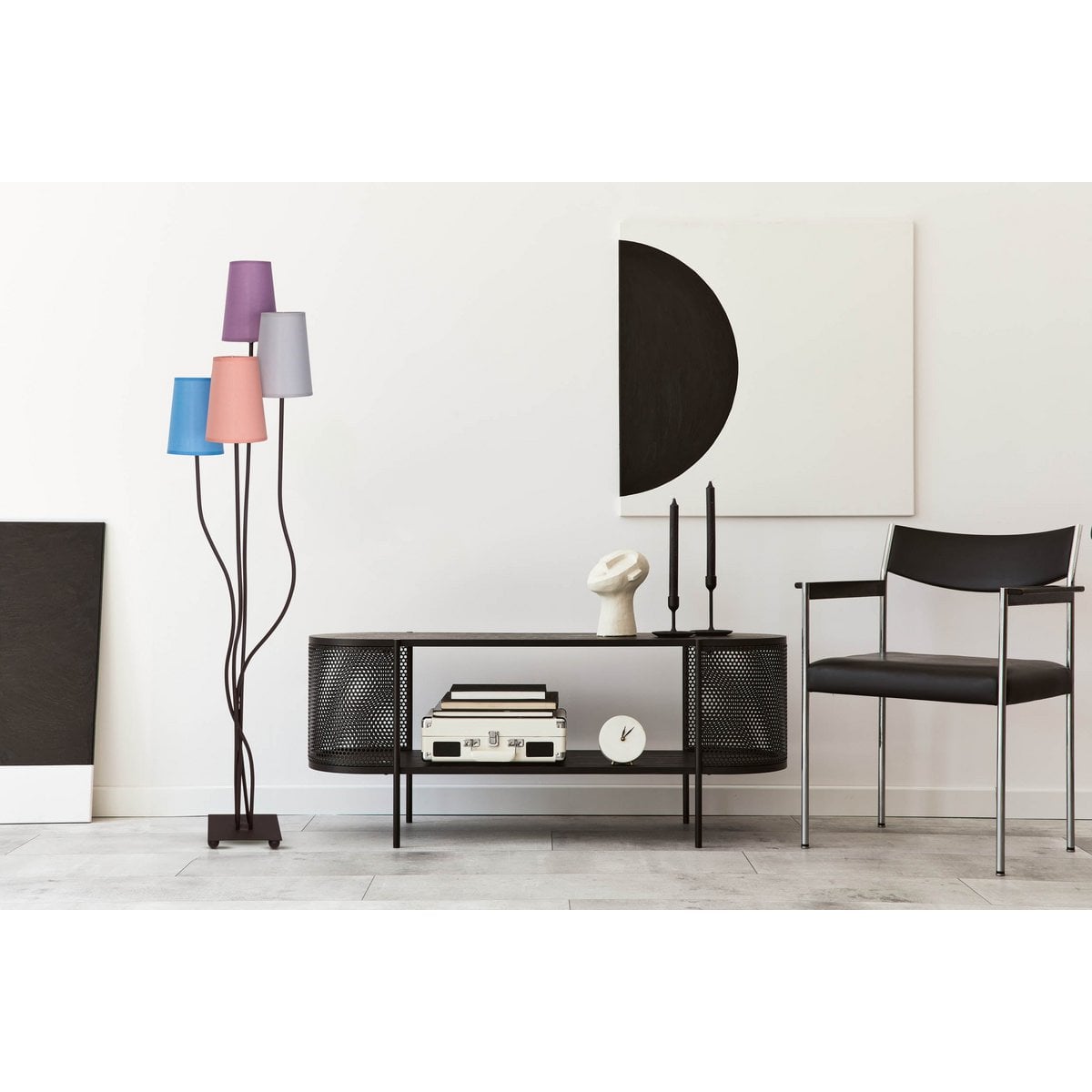 Liv · Vloerlamp met textielen kap