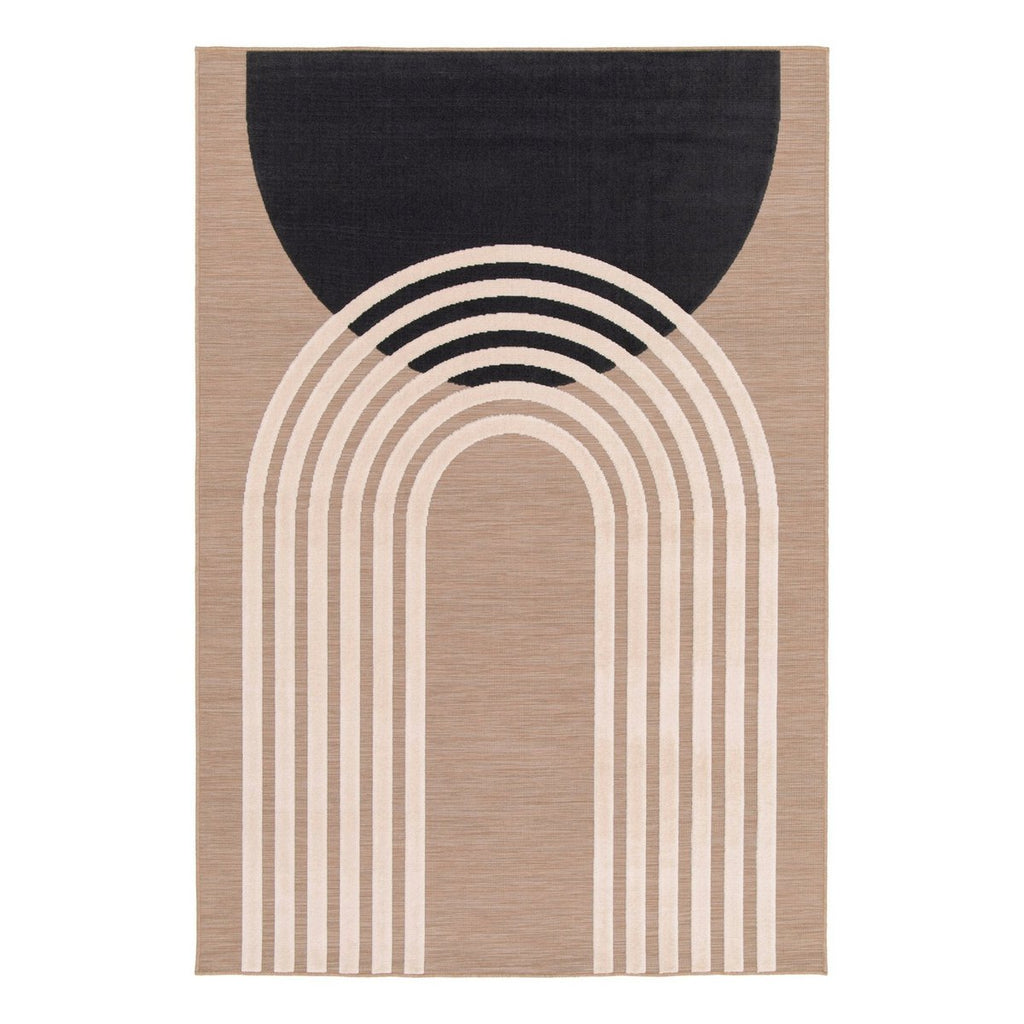 Buiten interieur tapijt met stralend verlichtingseffect