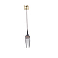 Golden Crown Dessert Forks - veel van 4