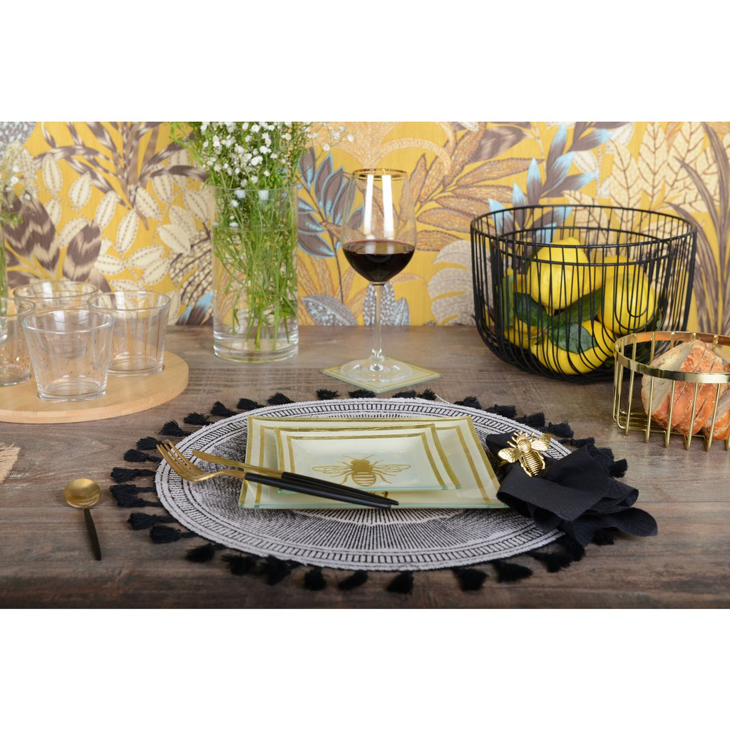 Zwarte Azteekse plaat hieronder