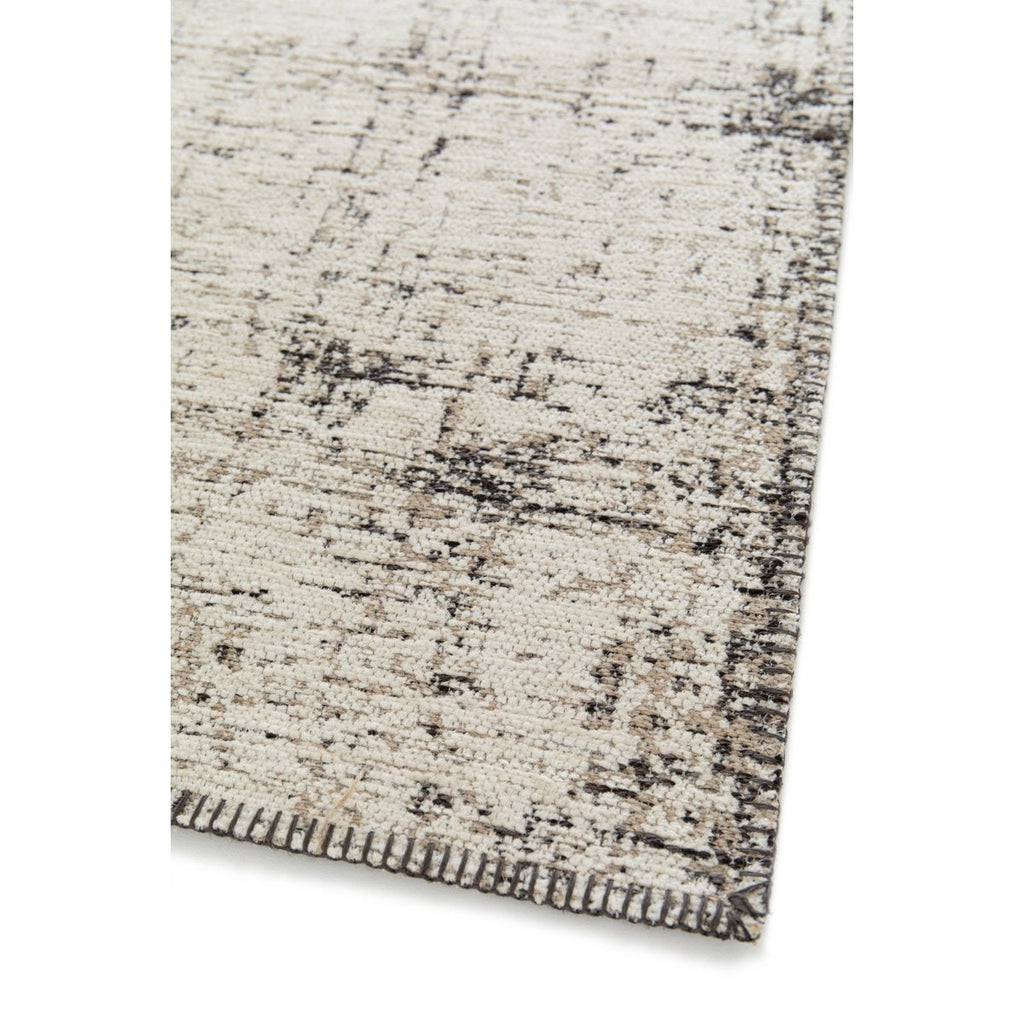 Jute interieurmat en gerecycled polyester geweven kobolden grafiet