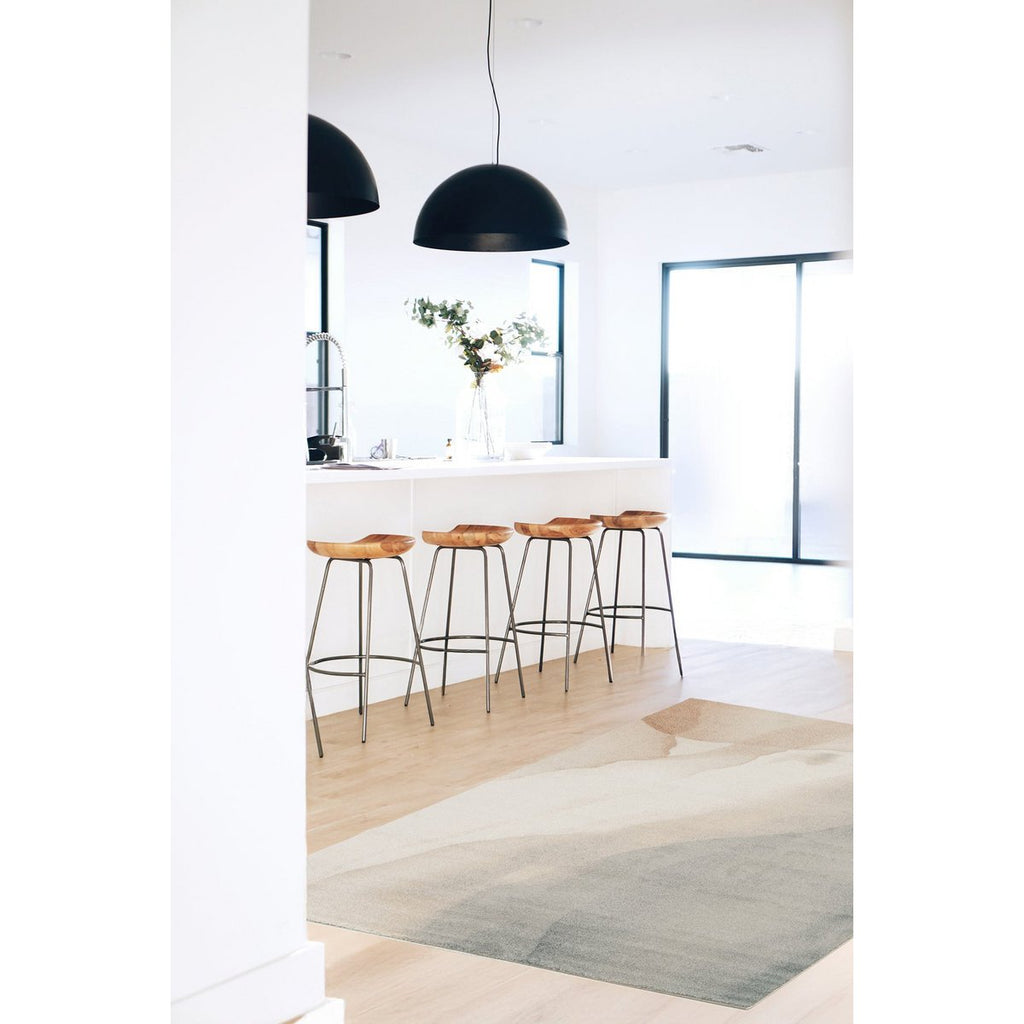 Abstract polyester gerecycled aquarel tapijt