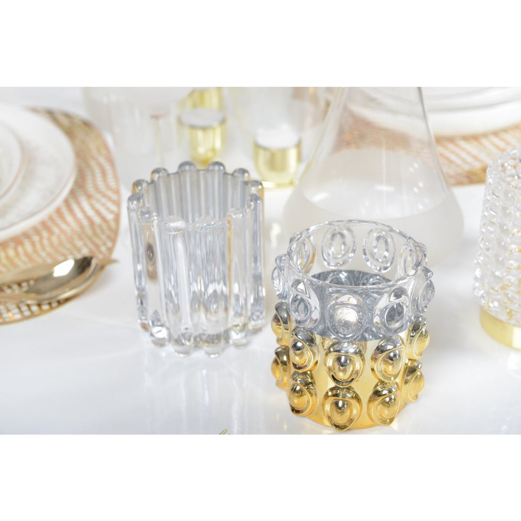 Half gouden bubbelkaarshouder