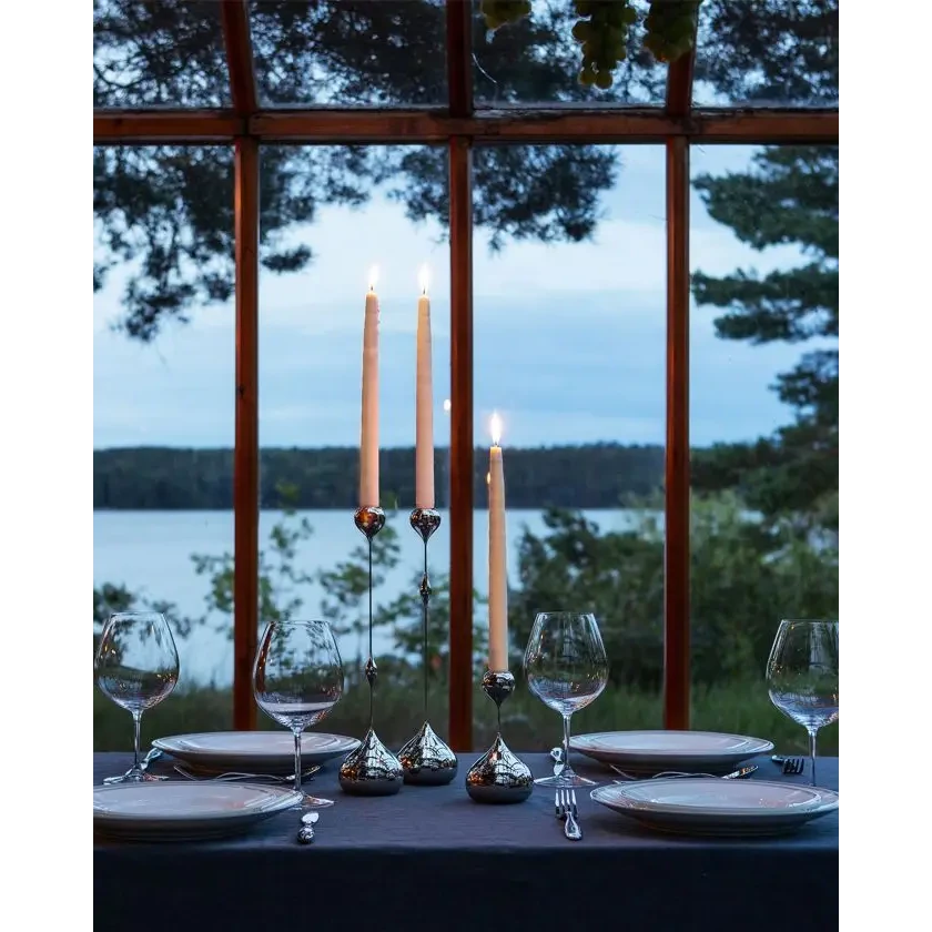 Olivarez 3-delige ijzeren kandelaarset