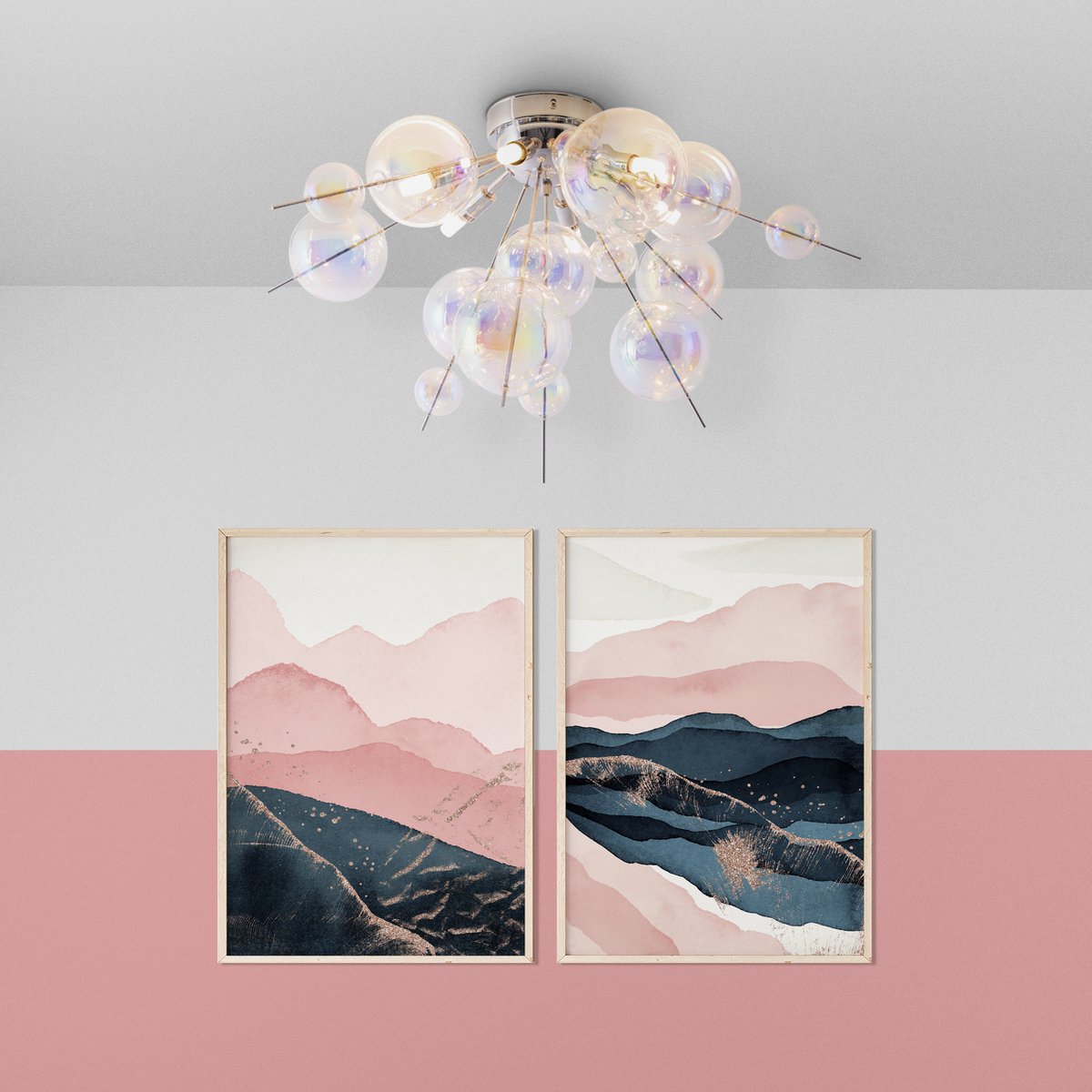 Liv · Glazen plafondlamp