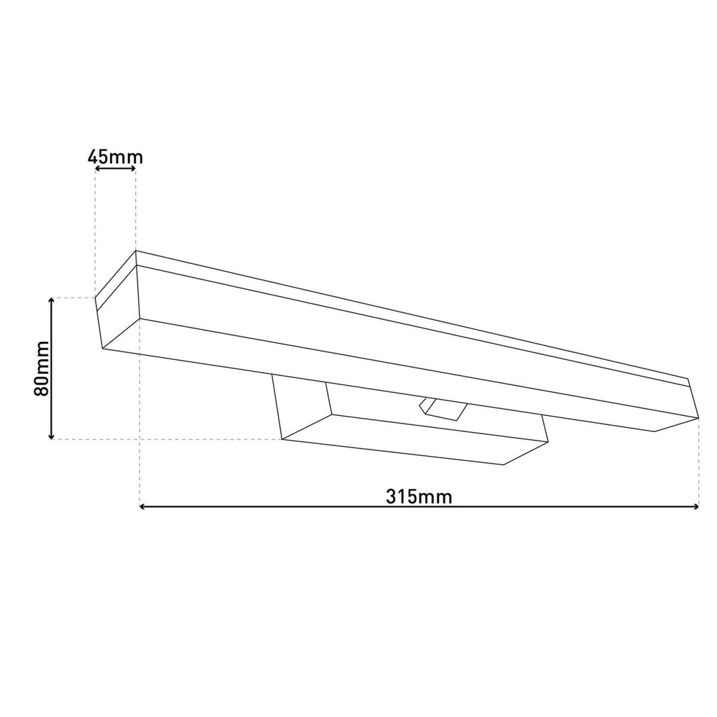 LED wandlamp "Vareta" l:31.5cm