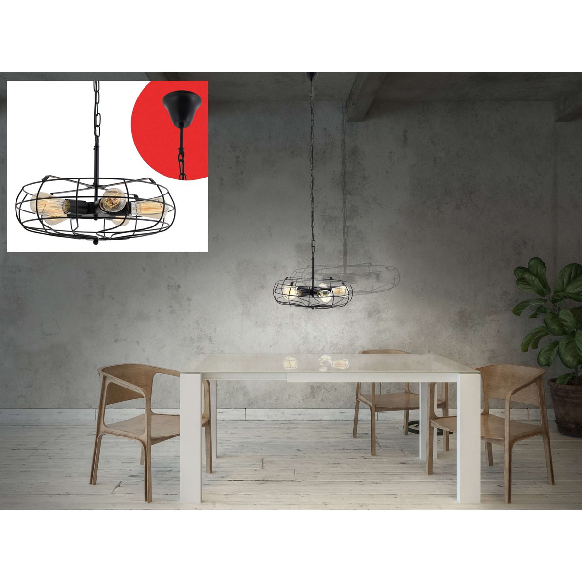 Liv · Metalen hanglamp