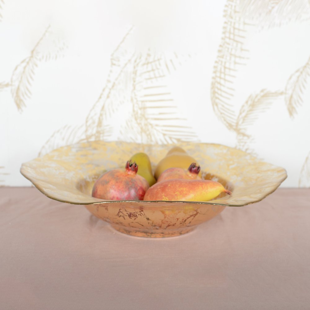 Grote gouden kanten gesneden 42x42x10cm