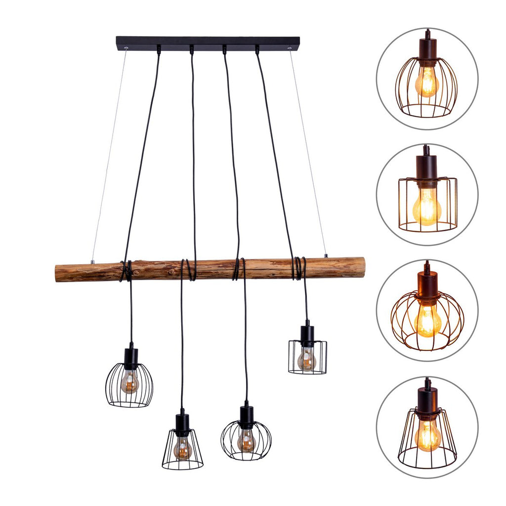 Liv · Keramieken hanglamp — zwart