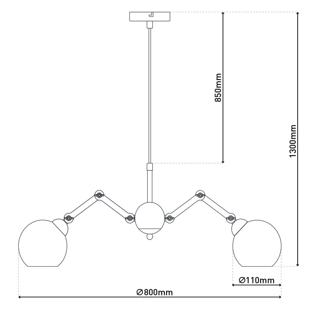 Liv · Metalen hanglamp