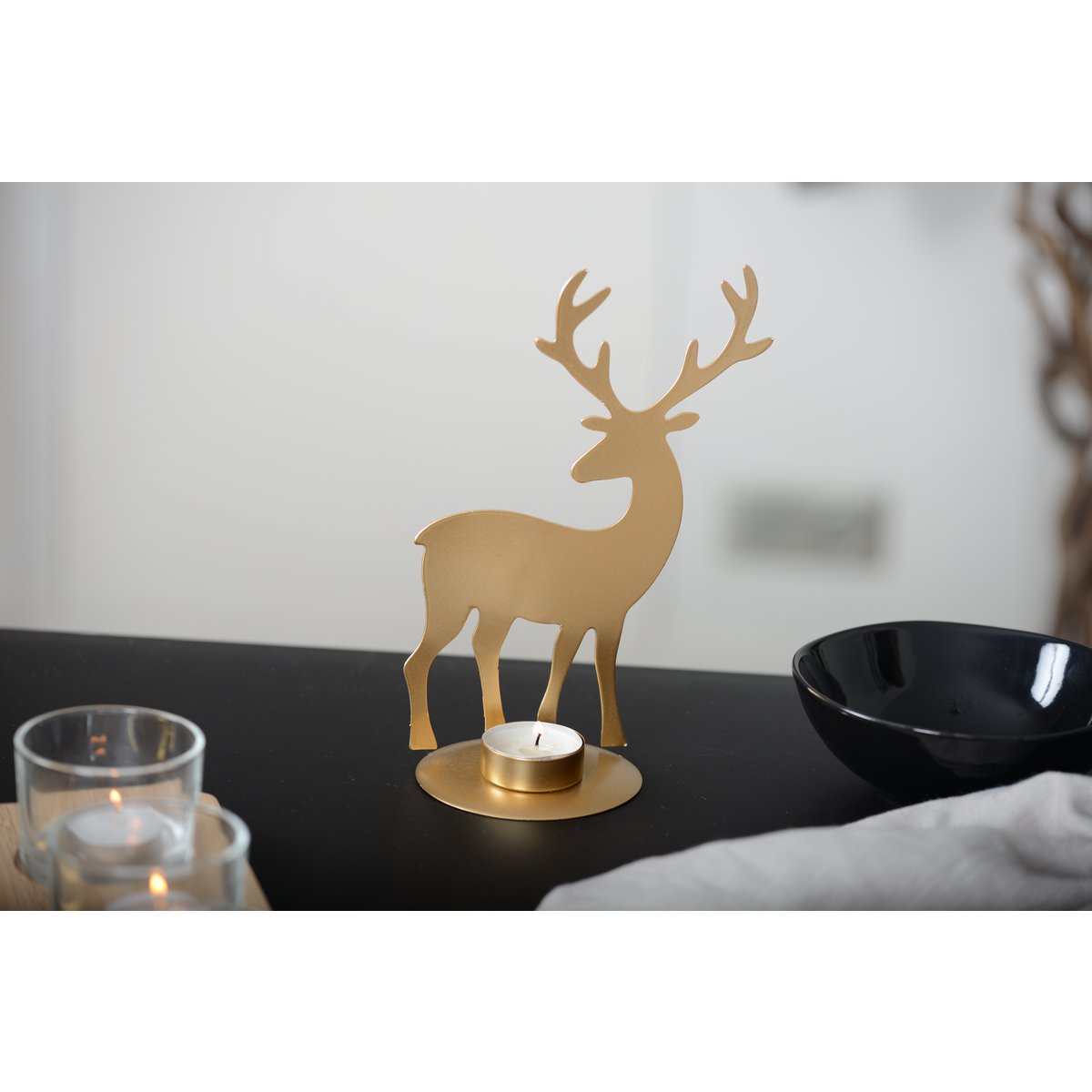 Gold Metal Cerf Arboir