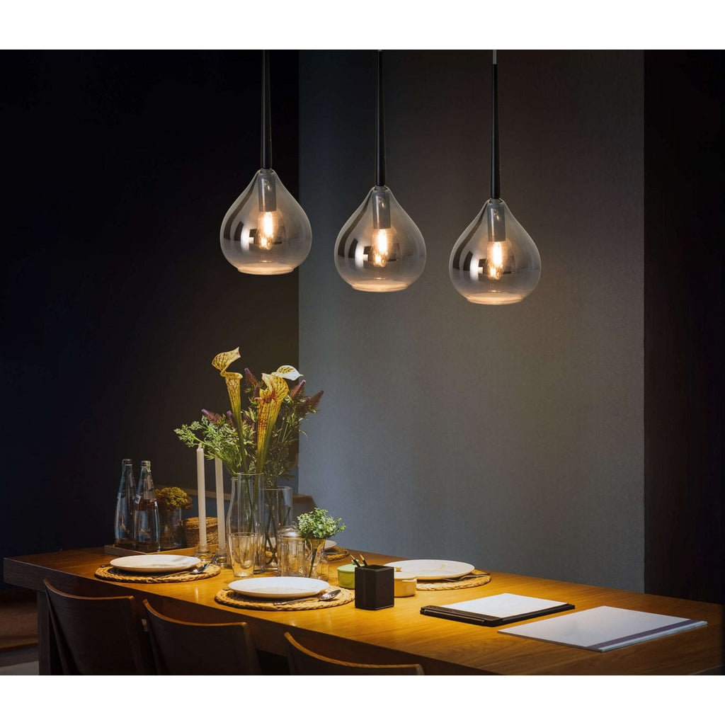 Liv · Glazen hanglamp — antraciet