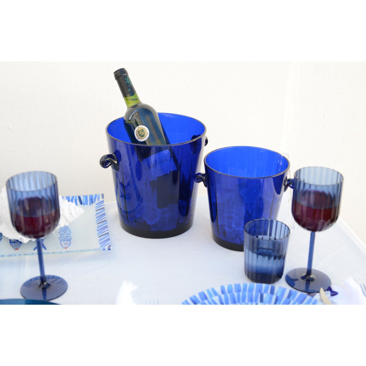 Blue Champagne Dark Champagne 20.3x20.3x21.2cm