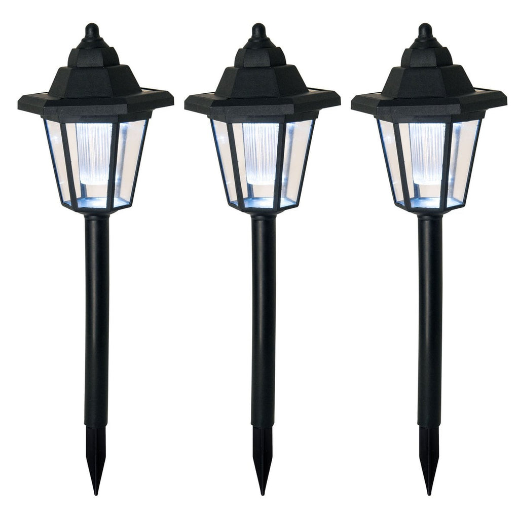 3 Set LED LED Solar-Eerspieß/Wall Light 2-in-1