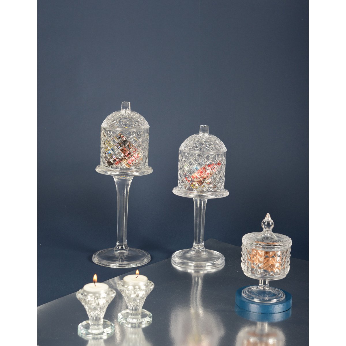 Crystal Candle Holder - veel van 2