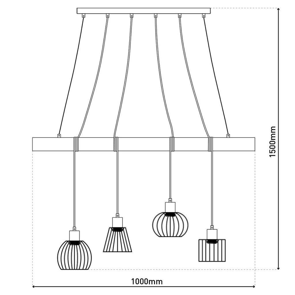 Liv · Keramieken hanglamp — zwart