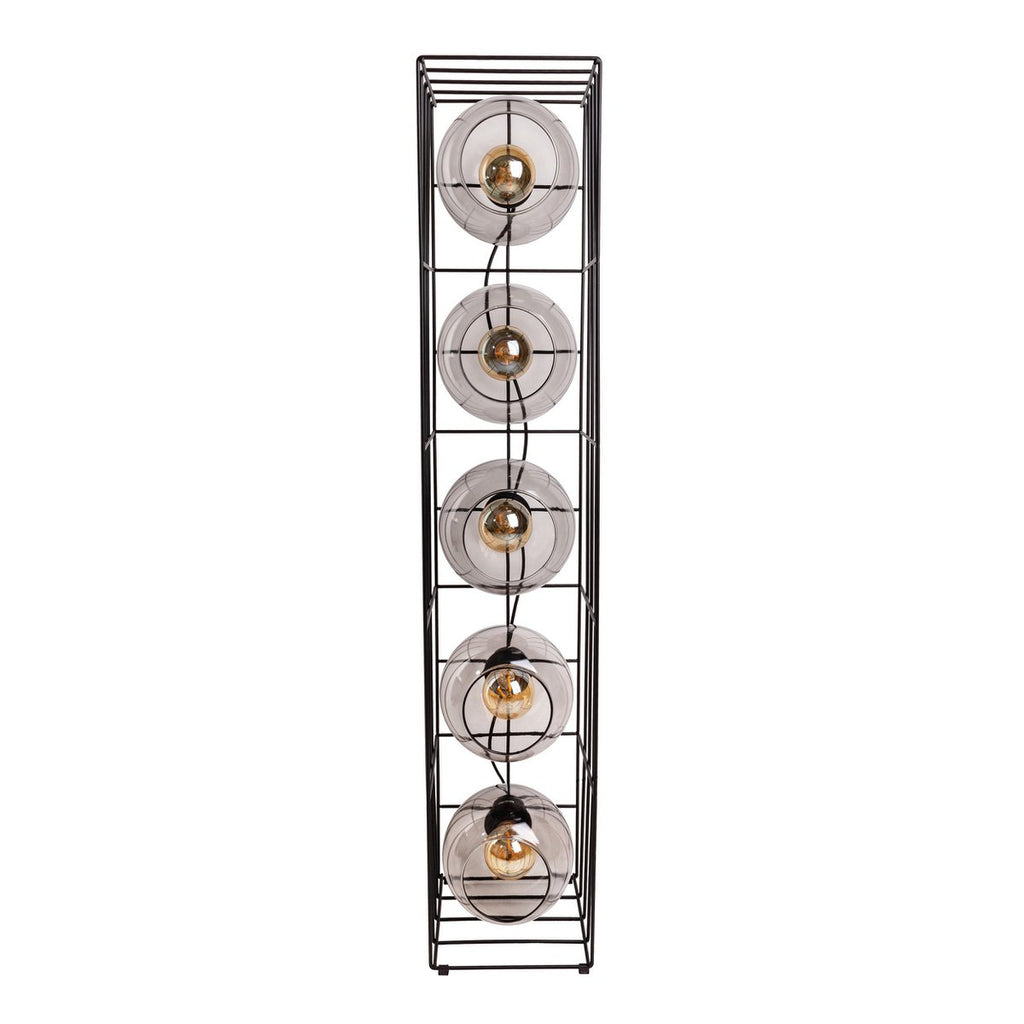 Liv · Metalen vloerlamp — zwart
