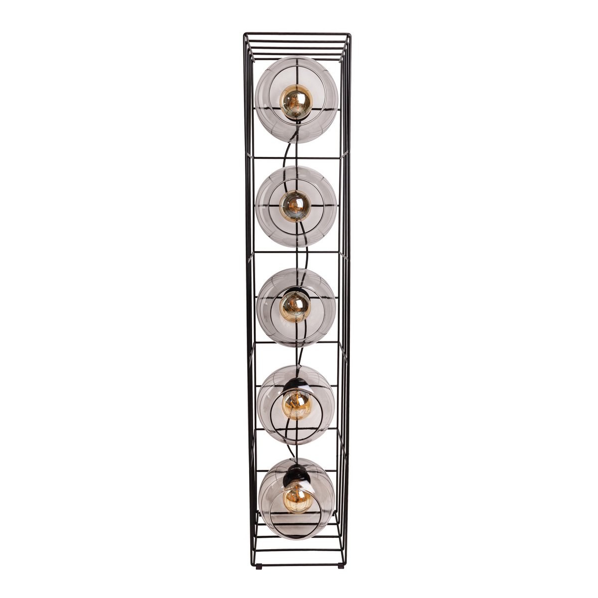 Liv · Metalen vloerlamp — zwart