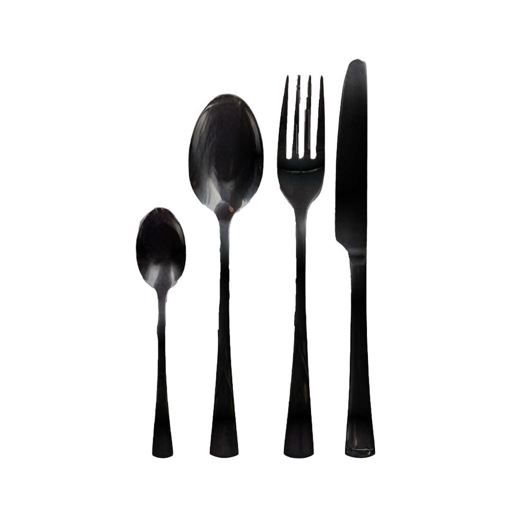 Huisvrouw 24 glanzende zwarte stukken