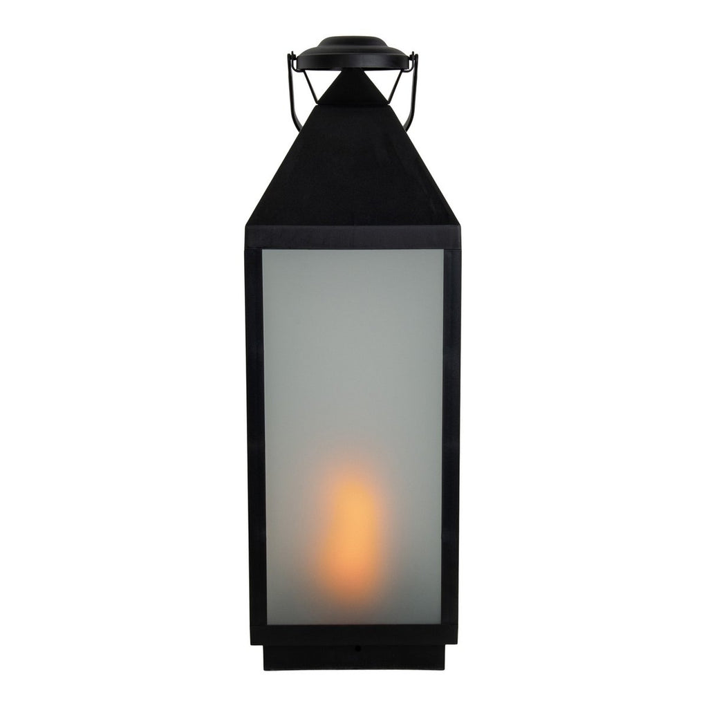 Liv · Glazen decoratielamp — zwart