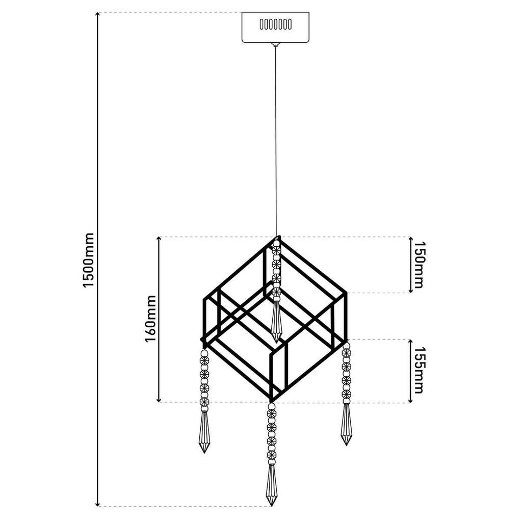 Liv · Hanglamp — chroom