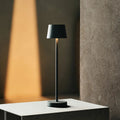 Vondel Mini Stone Gray Oplaadbare en draadloze lamp perfect voor horeca -industrie - draadloos oplaadbaar via laadstation
