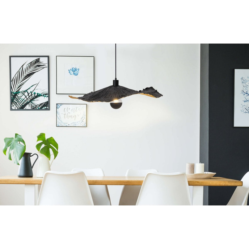 Liv · Houten hanglamp — zwart