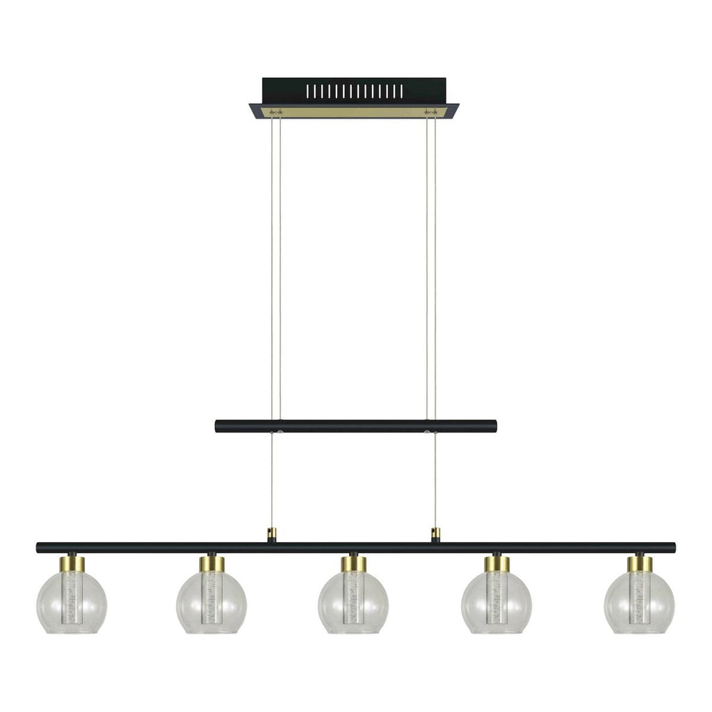 Liv · Messing hanglamp — zwart