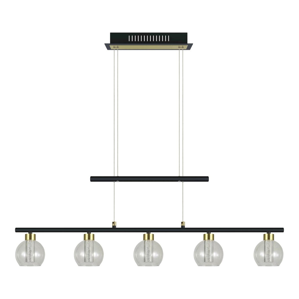 Liv · Messing hanglamp — zwart