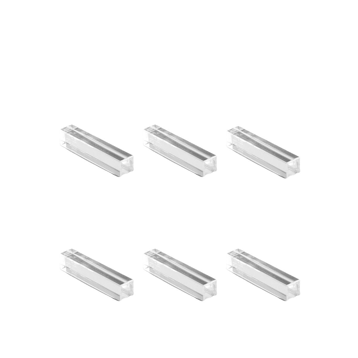 Cristal rechthoekige spies - veel van 6