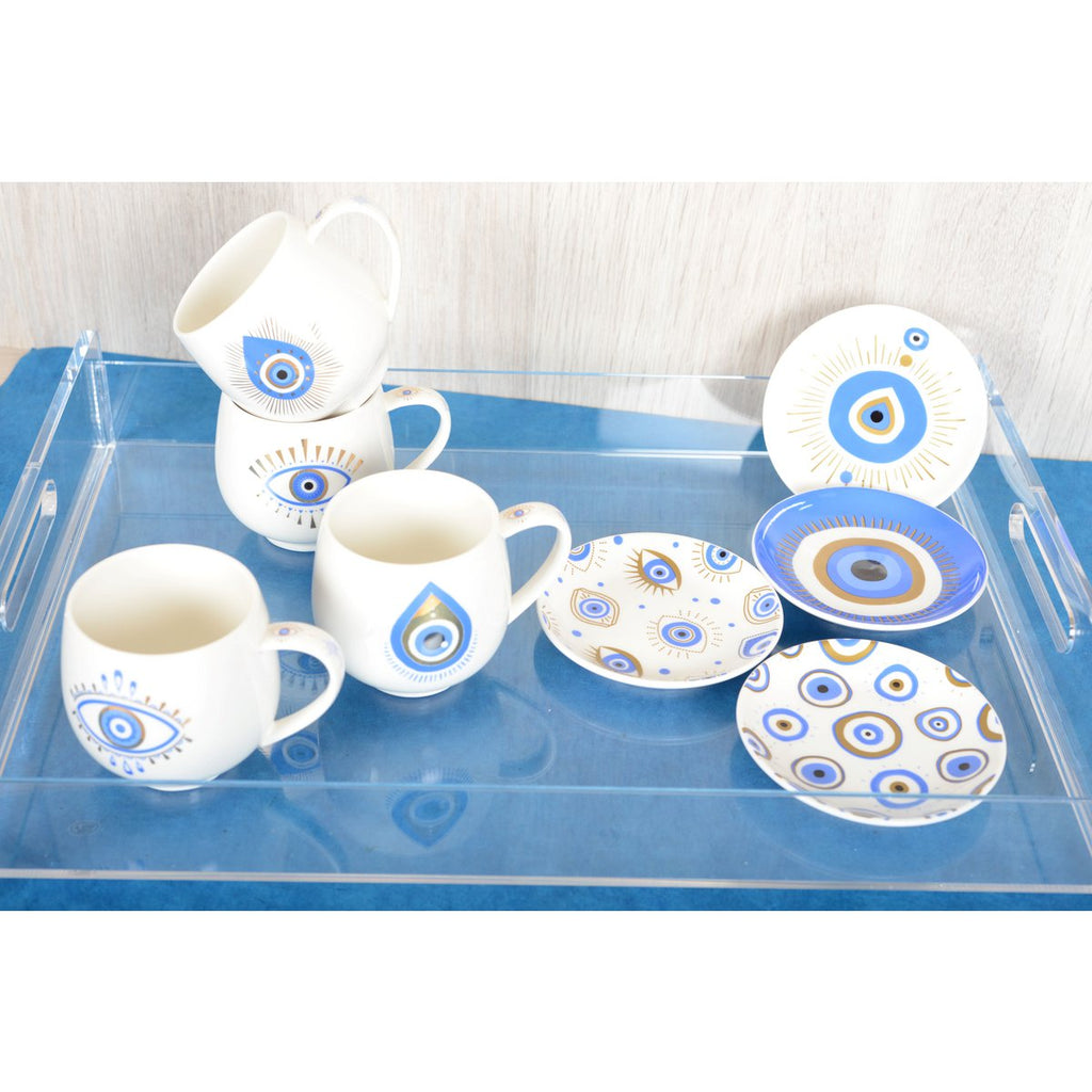 12 cm Blue Luck Cups - veel 4