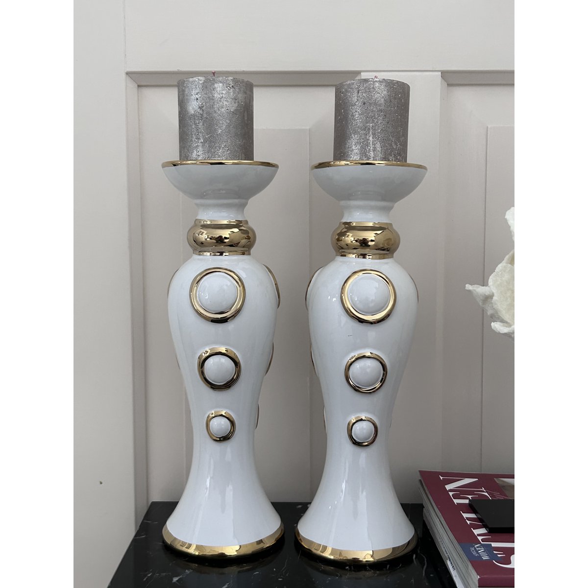 Set van 2 stuks cirkelkaarshouder Maat: H:34cm B:11cm