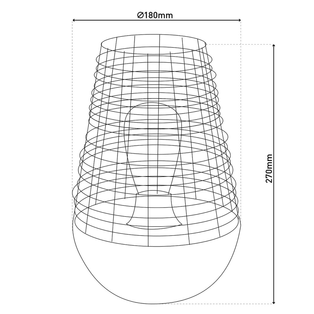 Liv · Messing decoratielamp — zwart
