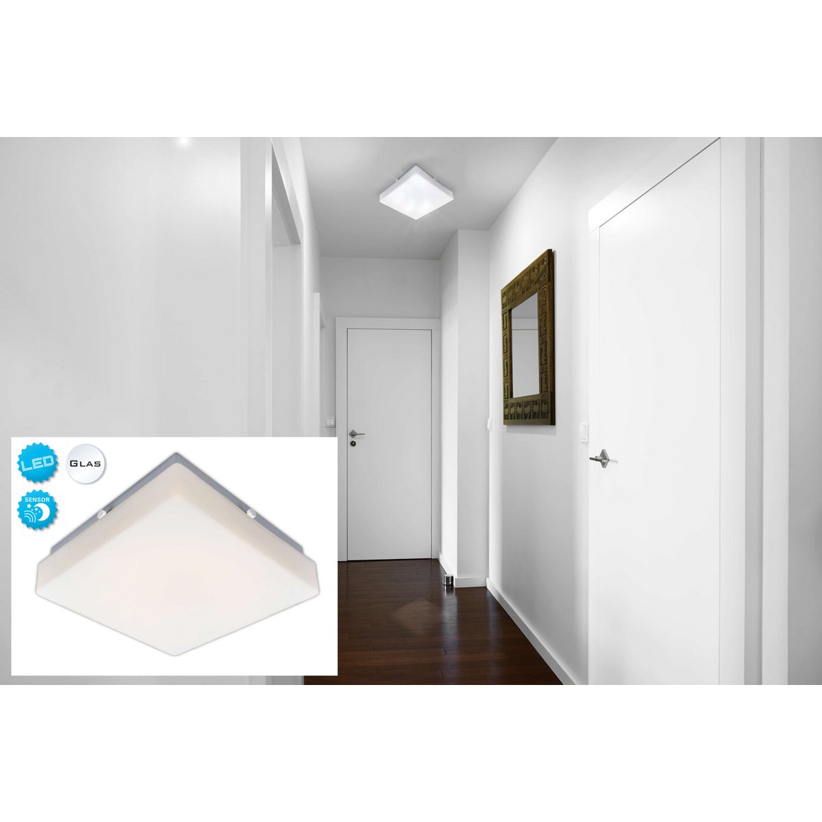 Liv · Glazen plafondlamp