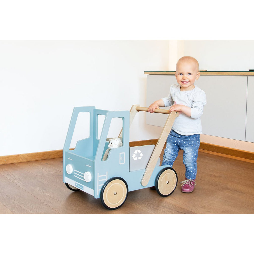 Learning Walker "Kipplaster Fred", blauw