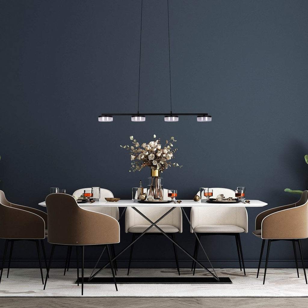 Liv · Glazen hanglamp — zwart