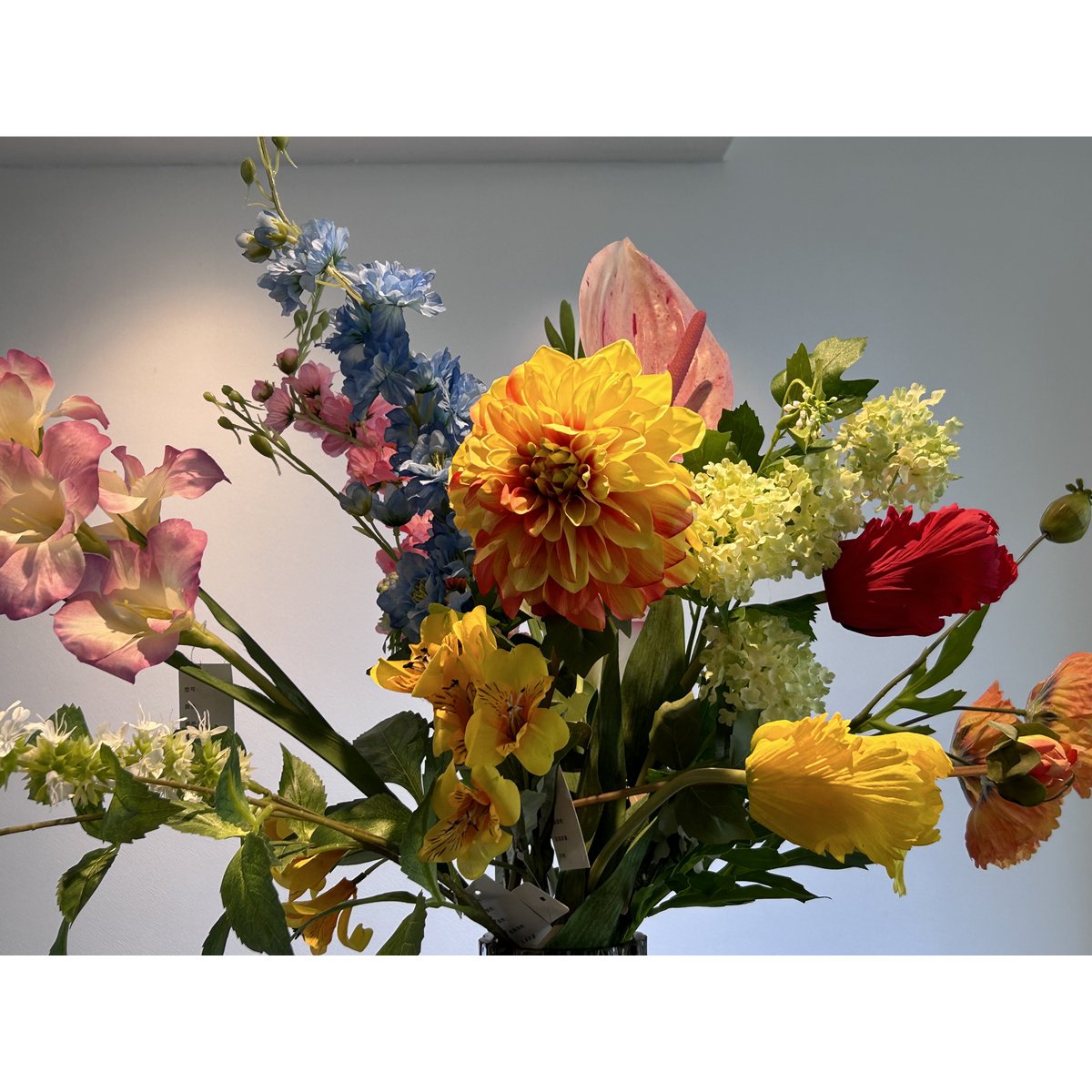 Zijden Bloemen met Vaze:YF-1844 size:11*44 Hoog