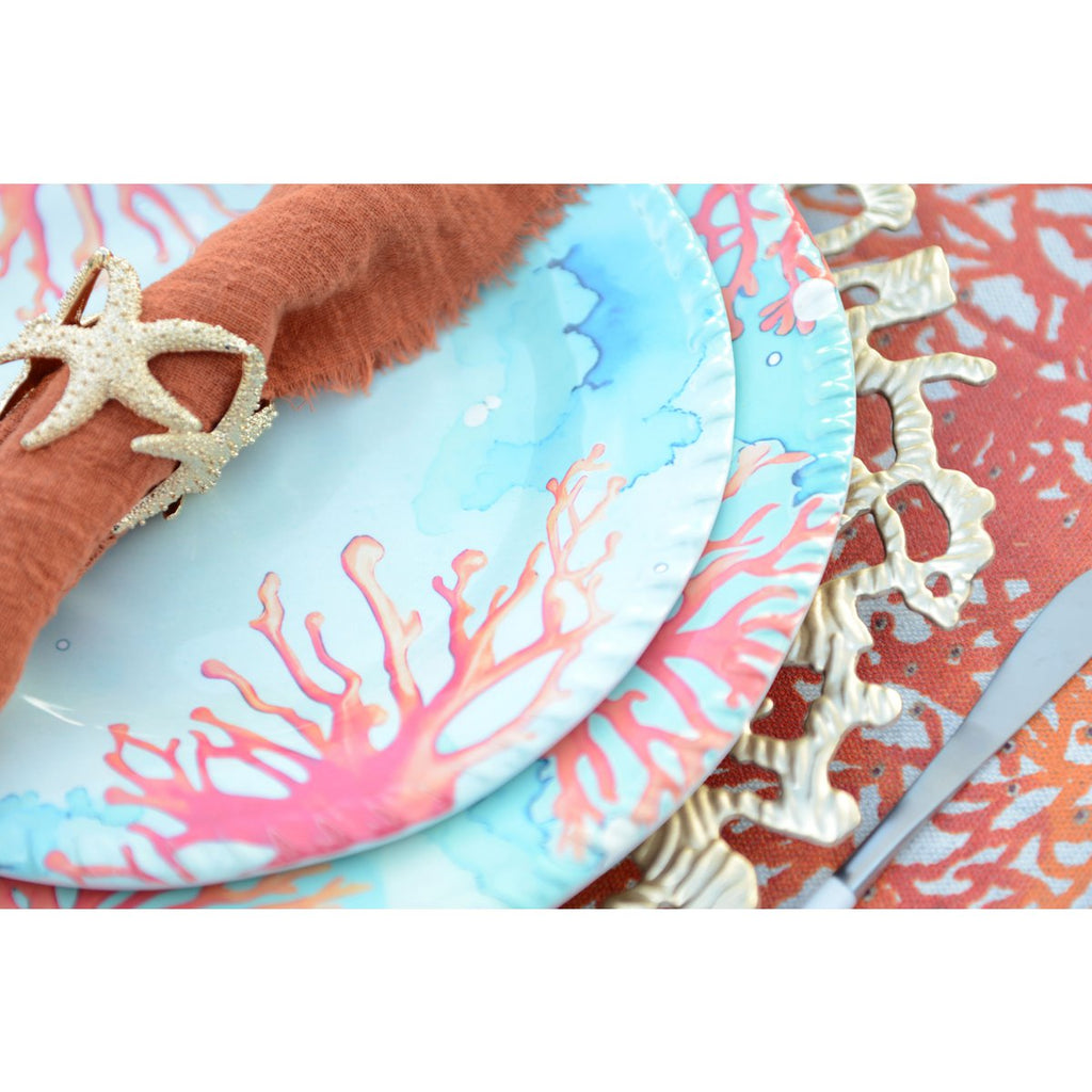 Corail melamine dessertplaat 23x23x2cm