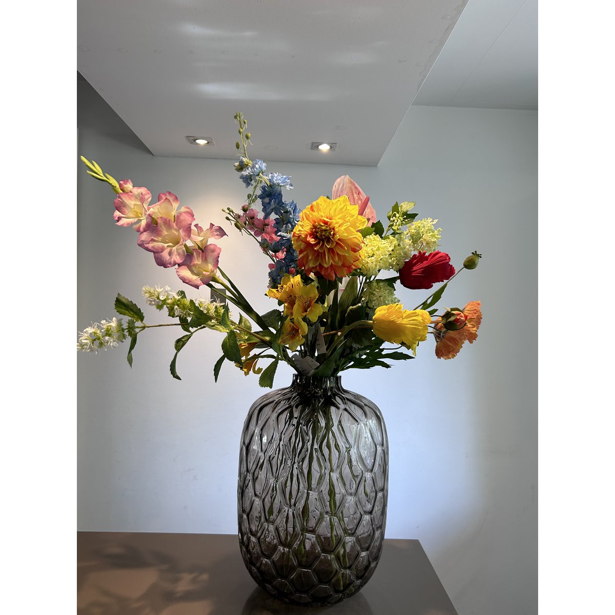 Zijden Bloemen met Vaze:YF-1844 size:11*44 Hoog