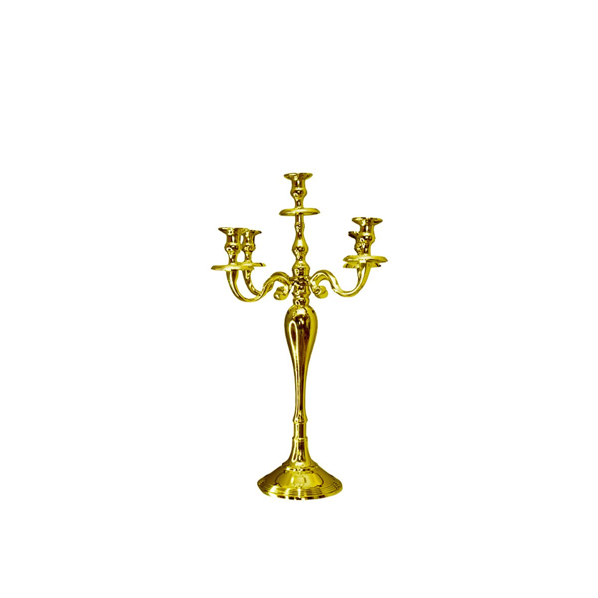 60 cm 5 Golden Light Candle Holder