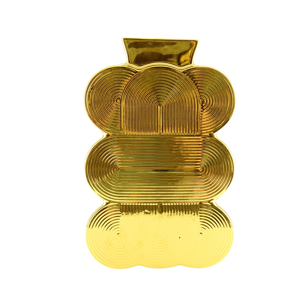 Briljant gouden vaasmodel 16,5x7x25cm