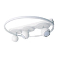3 Spot LED -plafondlamp "Ronda" Ø 50 cm, gemaakt van metaal en plastic, wit, GU10, vlekken binnen